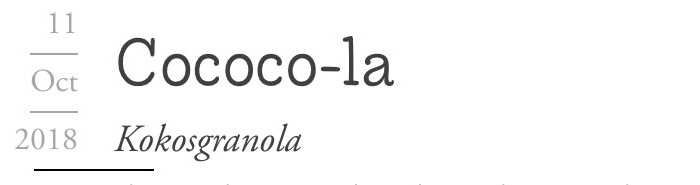 LP Blogpost Title – Cococo-la